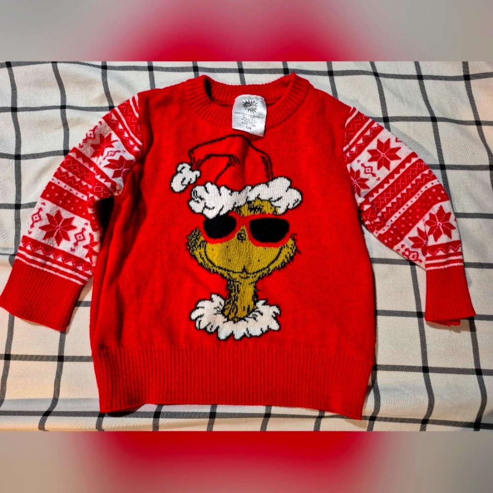 GRINCH Christmas Sweater • 12M